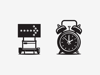 icon clock detour icon illustration