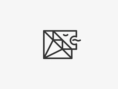 Diamond Lion diamond emblem geometry heraldry lion logo logotype sign