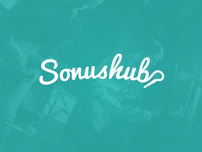 Sonus Hub app brand branding debut digital hub identity logo music type typography