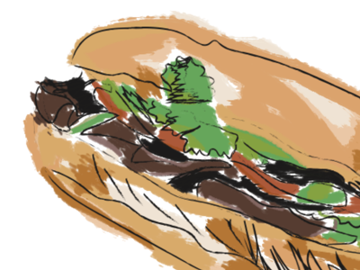 Banh Mi illustration