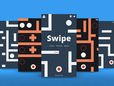 Swipe Easy and Medium Levels android app game ios ui