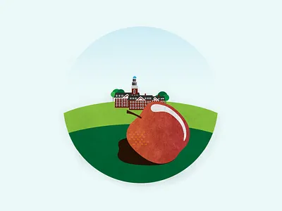 "Apple Fell Far From The Tree" Graphic graphic illustration vector