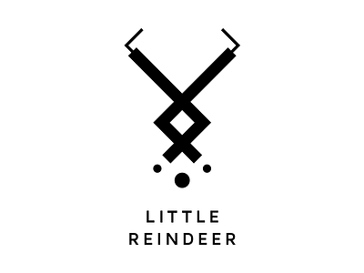 Little Reindeer branding illustration logo logotype mark reindeer symbol