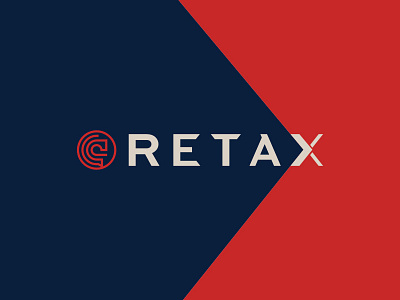 Retax Financial Consulting arrow branding forward icon lion logo logotype mark serif x