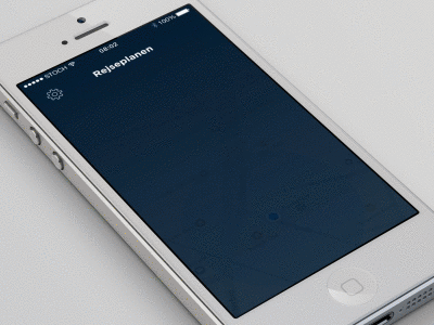 Rejseplanen animation ios