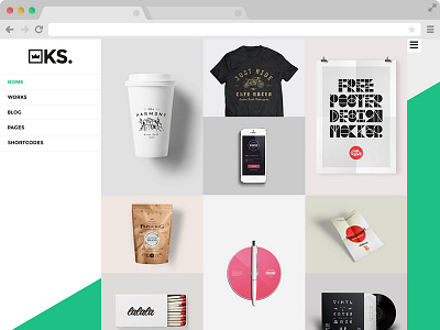 Kingsize - Minimalistic WP envato free grid kingsize psd themeforest wordpress