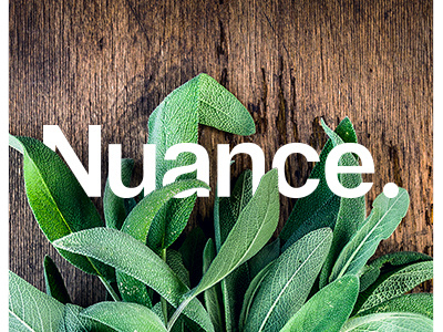 Nuance brand design flowers graphic graphics illustration logo logotype plants typography