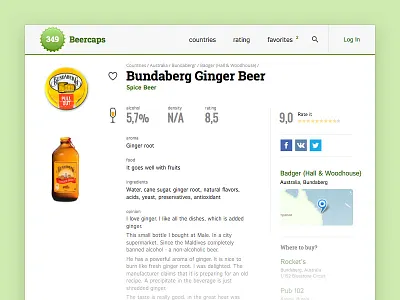 Beer cap description page ale beer cap collection web