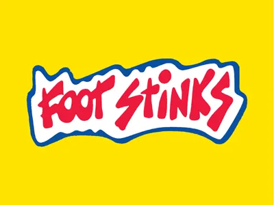 Foot Stinks typography
