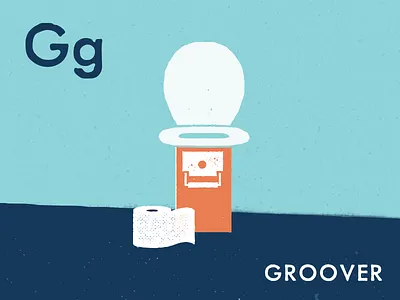 Groover alphabet groover illustration kayking paddling potty rafting river