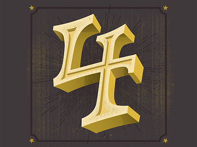 Type Fight! 4 gold illustration number type typefight