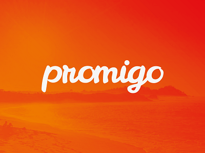 Promigo Logo logo orange script