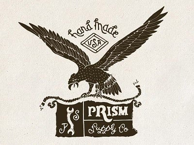 Shop Rag bird design eagle graphic design hand hand type illustration made motorcycle shop type usa
