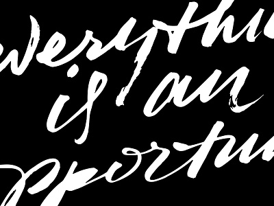 Mural. brush expressive lettering mural typography