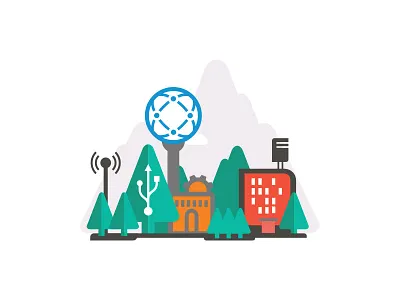 Applandia Park icons illustration