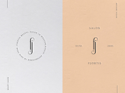 Beauty salon logo bauty branding cosmetics fjortis ligature logo logodesign monogram salon