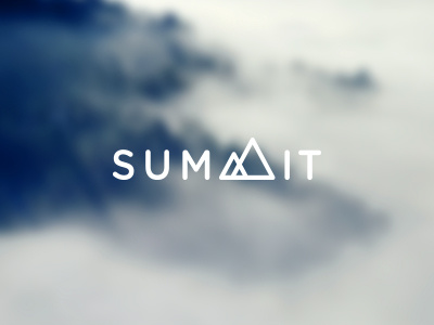 Summit gotham rounded logo mountain outdoor summit