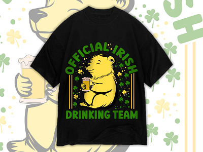 St. Patrick's Day T-Shirt, Custom T-Shirt Design. apparal bear beer branding custom t shirt design free t shirt free t shirt design free t shirt design mockup graphic design gree illustration illustrator irish st patricks day shirt st patricks day t shirt st patricks day vector st. patricks day t shirts vector