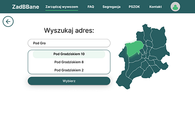 Garbage disposal system in Bielsko-Biała redesign idea app design garbage social good ui ux waste