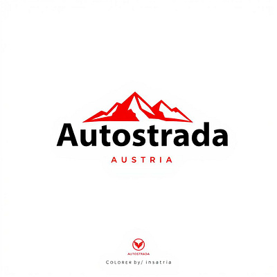 Logo for Autostrada-Austria.com branding graphic design logo motion graphics