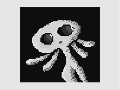 Axolotl Alien Girl (AKA UFOczka) Pixel Art Portrait Exploration alien aseprite axolotl character cute exploration gaming girl illustration pixel pixelart portrait simple smile