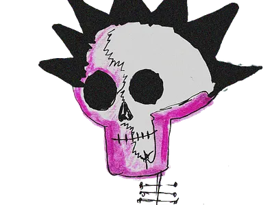 SKULL LOGO design graphic design illustration logo