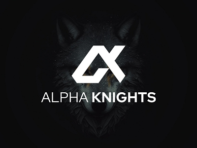 Alpha Knights Logo Design branding cube logo design graphic design logo logo idea logo mark logo sei minilmal logo modern logo monogram logo vector