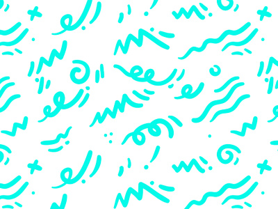 Vibes blue illustration pattern