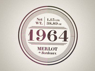 Wine Badge bleed color illustrator label photoshop vector wine