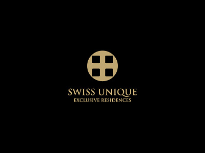 Swiss Unique hotel logo luxury swiss swiss unique unique