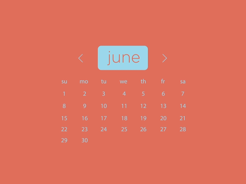 Summertime Fine 2d after effects animation calendar design gif summer