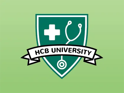 HCB University badge badge hcb hcbhealth medical stethoscope university