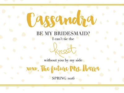 Wedding Wine Labels bonjour bridal bridesmaid girly gold lettering maid of honor polka dot typography wedding whimsy wine