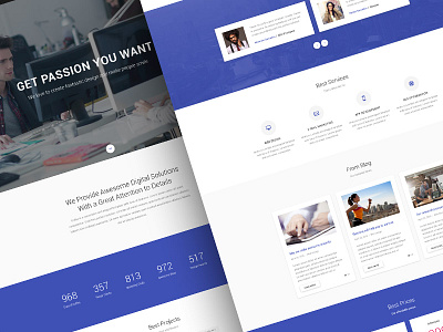 Unika | Responsive Material Design Onepage HTML Template clean creative design fullscreen google material onepage parallax simple trendy unique videobg