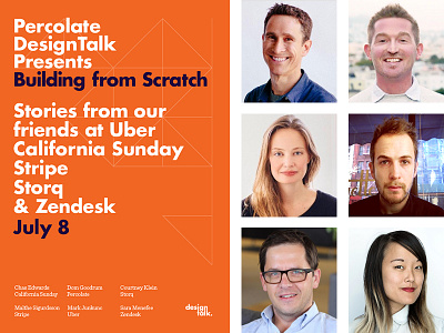 Percolate DesignTalk Present: Building from Scratch california sunday design event percolate san francisco storq stripe uber zendesk