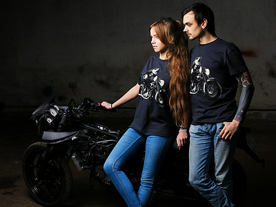 Biker Bugs Bunny T-Shirt bike biker boy bugs bunny denim girl grey motorcycle t shirt tee wear