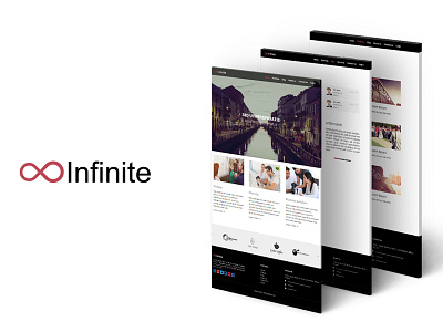 Infinite Theme business colors flat liferay responsive theme themeray uiux