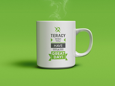 Dribbble Cup branding stationery teracy vietnam