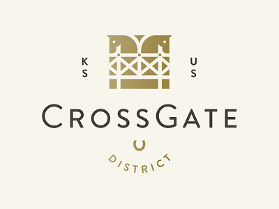 CrossGate animal cross fence gate gold head horse