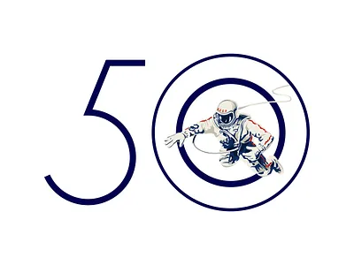 50 Open Space 50 clear cosmonauts geometric logo o retro simplicity space symbol