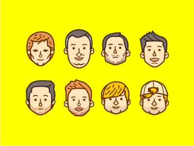 Face Avatar art avatar face icon line simple vector