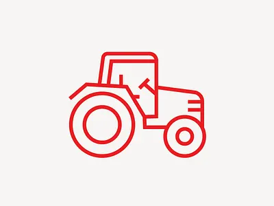 Lil Tractor agriculture farm icon tractor