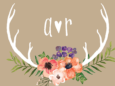 Angela Loves Ryan pt. 2 bohemian creative market hand lettering illustration invitations watercolor wedding