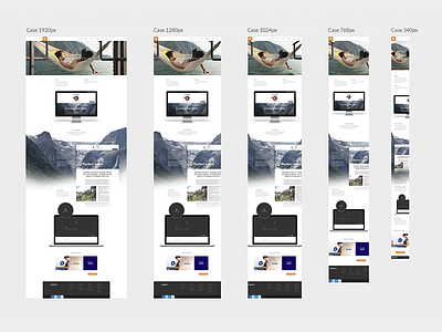 Artboards Responsive Site artboards design photoshop responsive ui ux