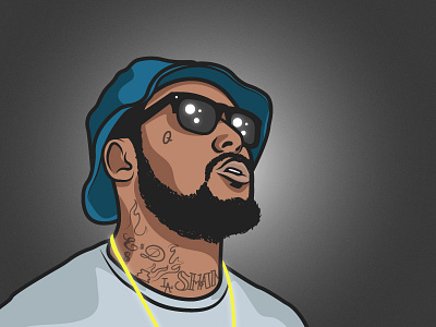 Schoolboy Q illustration portrait schoolboy q