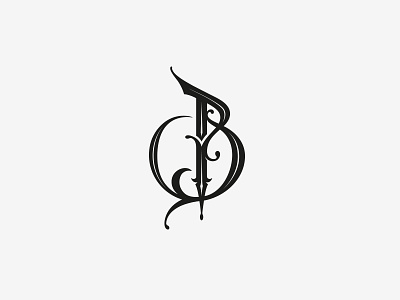 B b browallshof logo monogram schmetzer