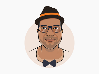 Hugo França - Swat Flat Face avatar cartoon character face flat glasses icon illustration people portrait swat vector