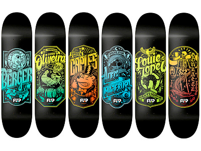 Flip - Iconoclastics Series graphics skateboard skateboardgraphics skategraphics