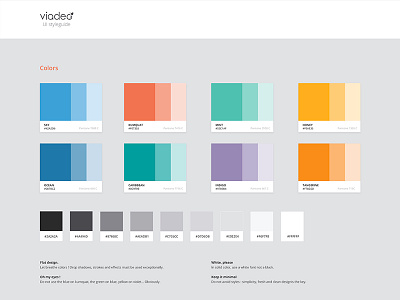 New Viadeo UI Style Guide clean guidelines minimalist style guide ui viadeo