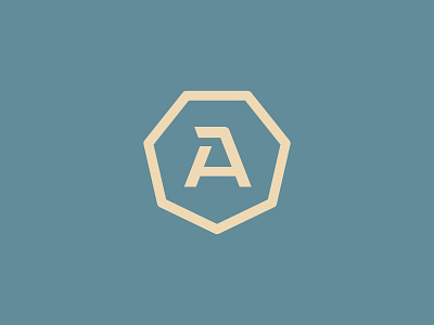 A a icon letter logo monogram